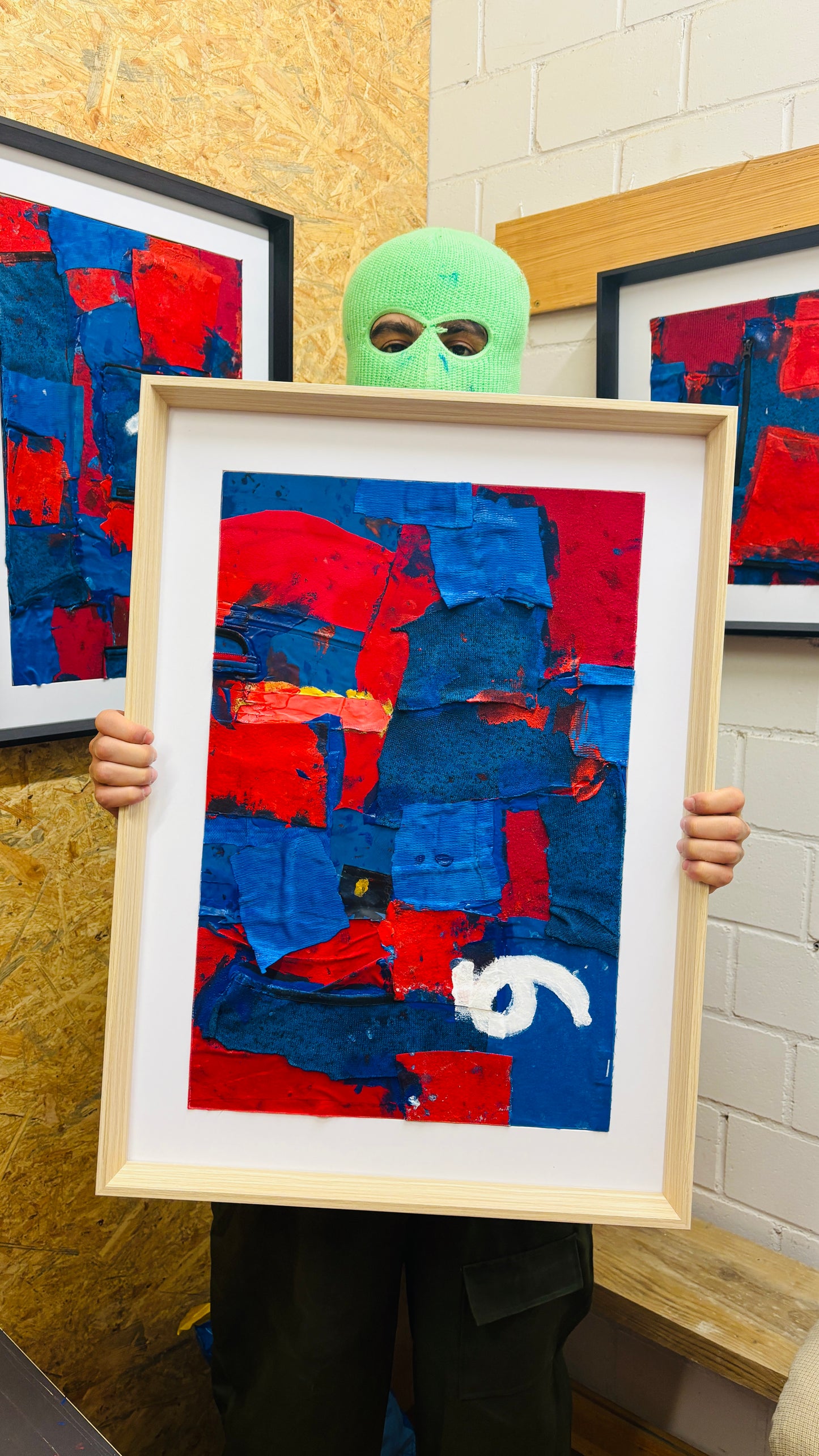 Bild „Blau-Rot“ Reihe Nr•1-12