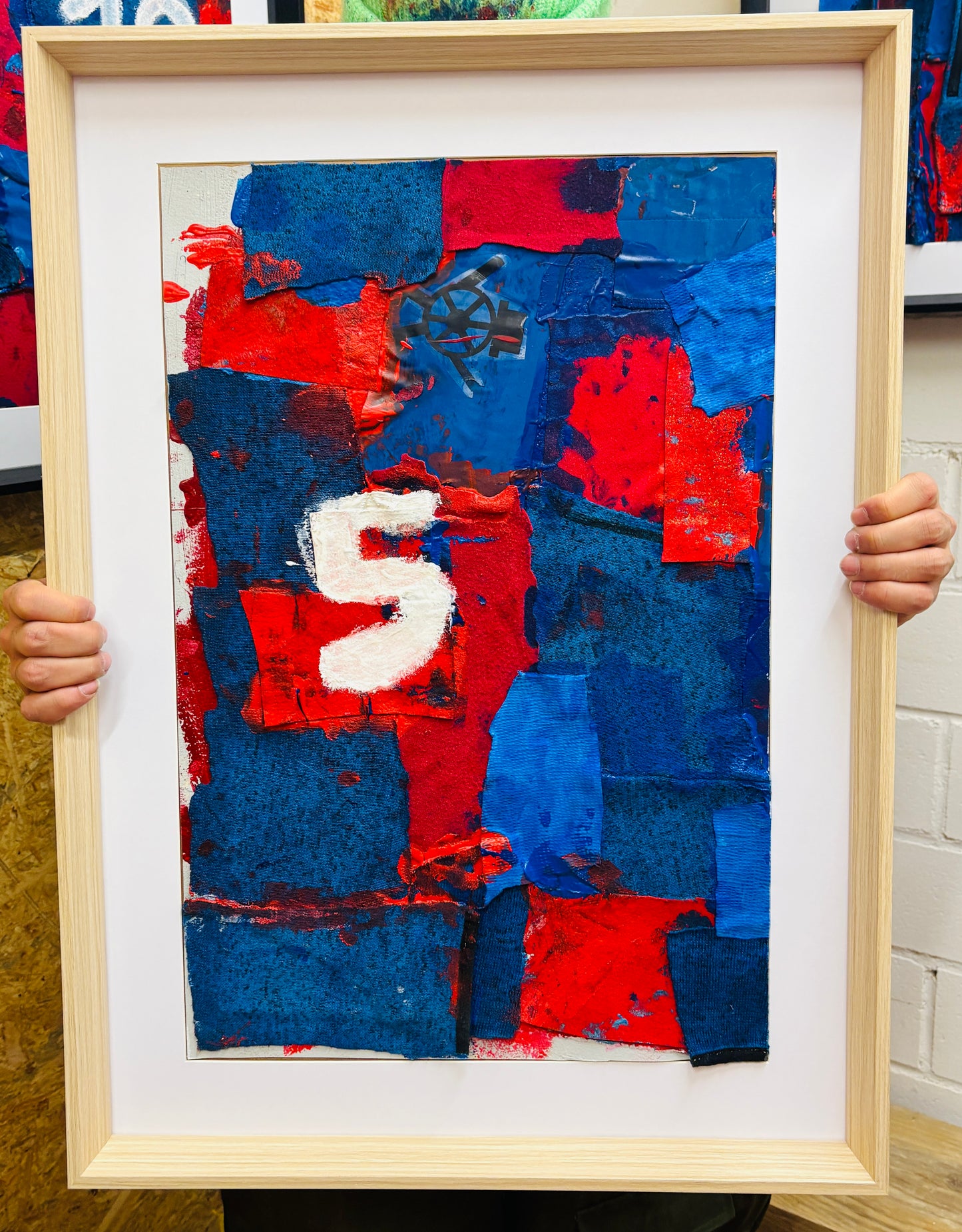 Bild „Blau-Rot“ Reihe Nr•1-12