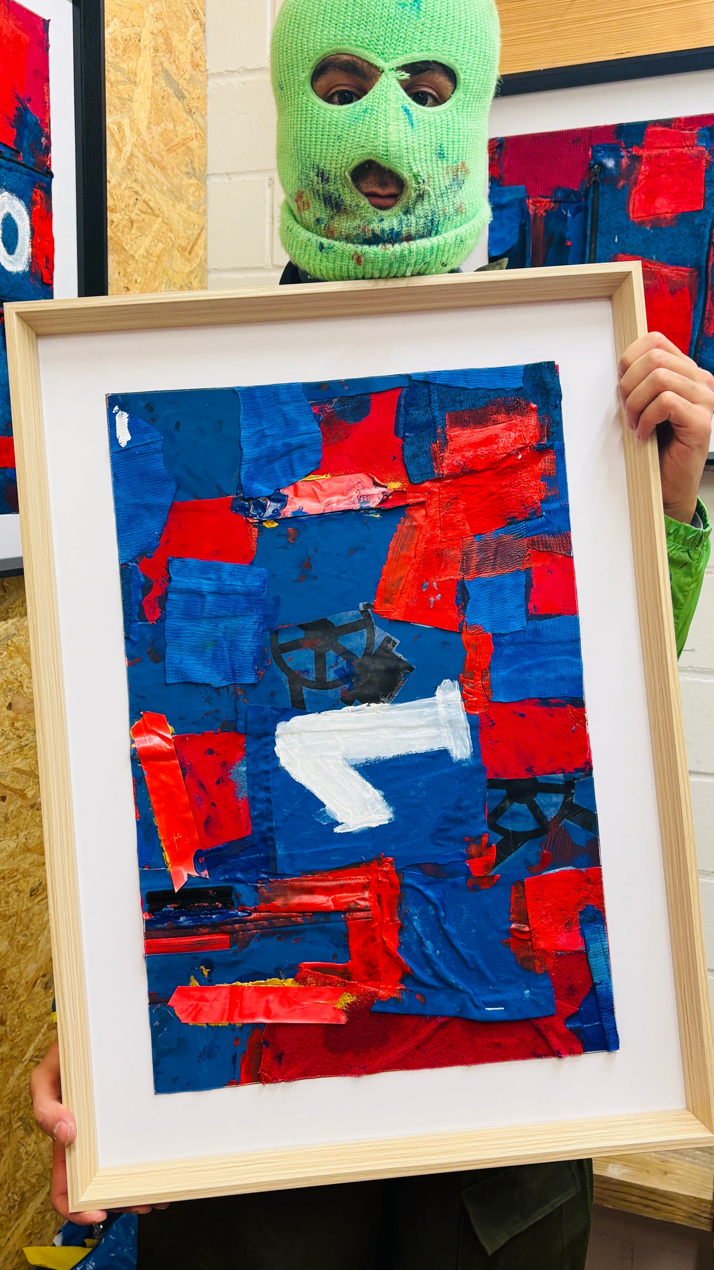 Bild „Blau-Rot“ Reihe Nr•1-12
